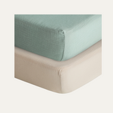 Extra Soft Muslin Crib Sheet - 2 Pack